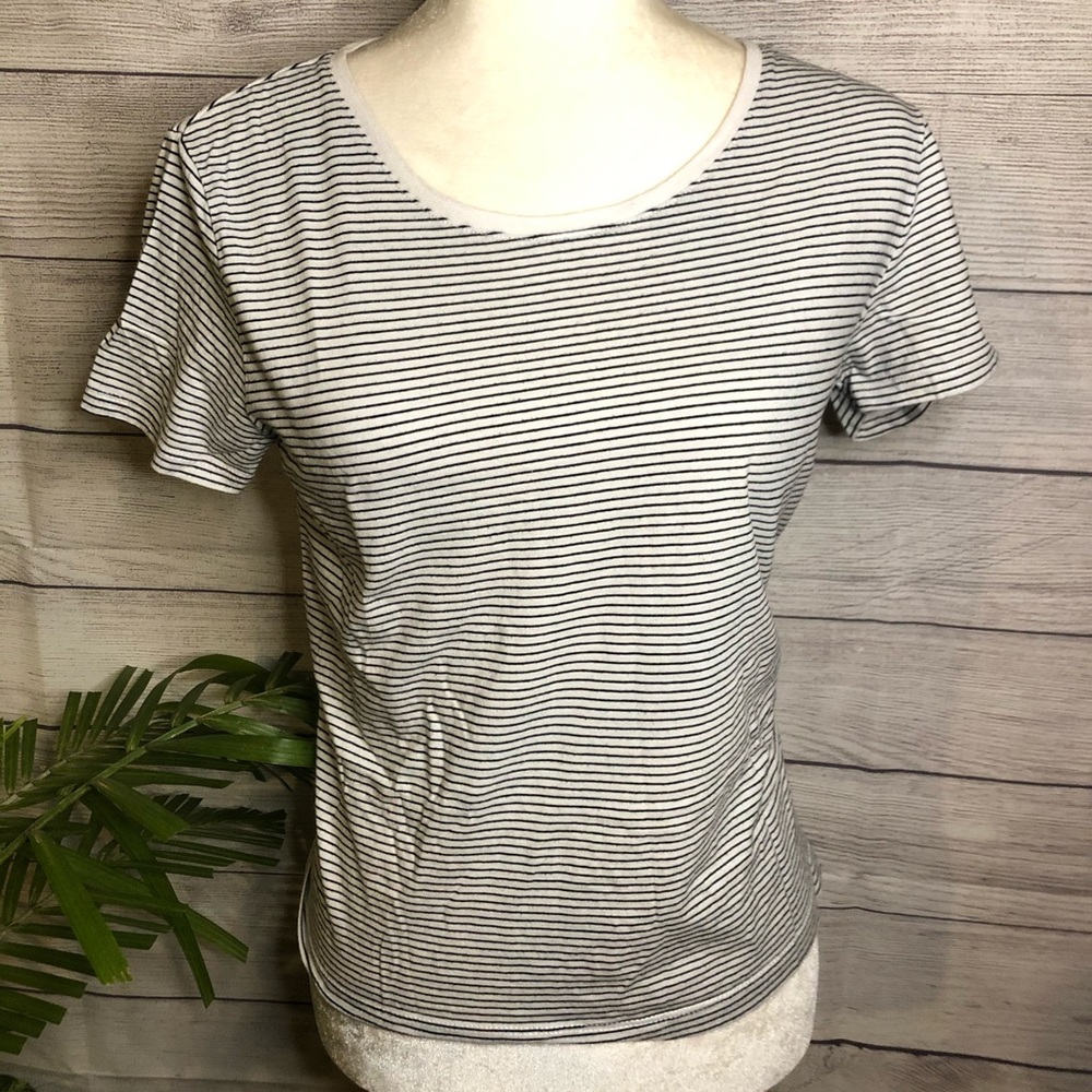 Zara | Striped Short Sleeve Tee